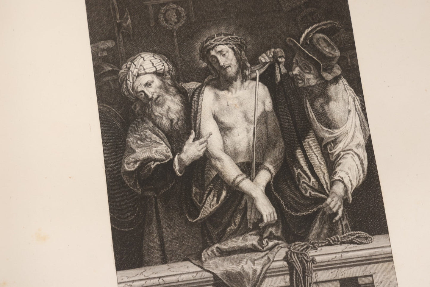 Lot 043 - Antique Oversized Art Book “Tableaux, Statues, Bas-Reliefs Et Camées De La Galerie De Florence Et Du Palais Pitti” (Paintings, Statues, Bas-Reliefs And Cameos From The Gallery Of Florence And The Pitti Palace), Published By Lacombe, Paris, 1789