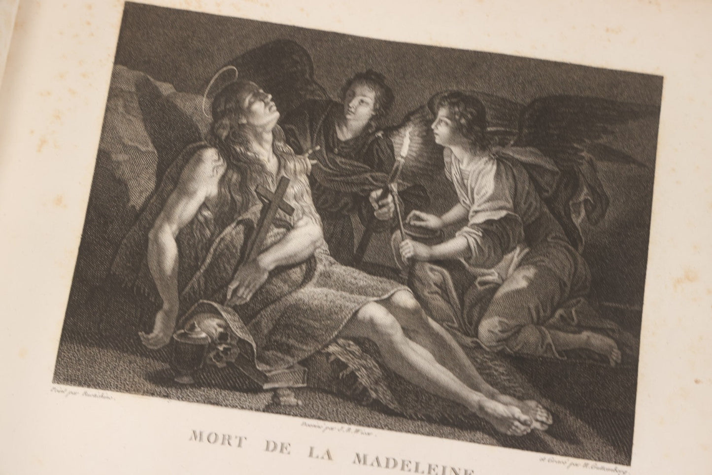 Lot 043 - Antique Oversized Art Book “Tableaux, Statues, Bas-Reliefs Et Camées De La Galerie De Florence Et Du Palais Pitti” (Paintings, Statues, Bas-Reliefs And Cameos From The Gallery Of Florence And The Pitti Palace), Published By Lacombe, Paris, 1789