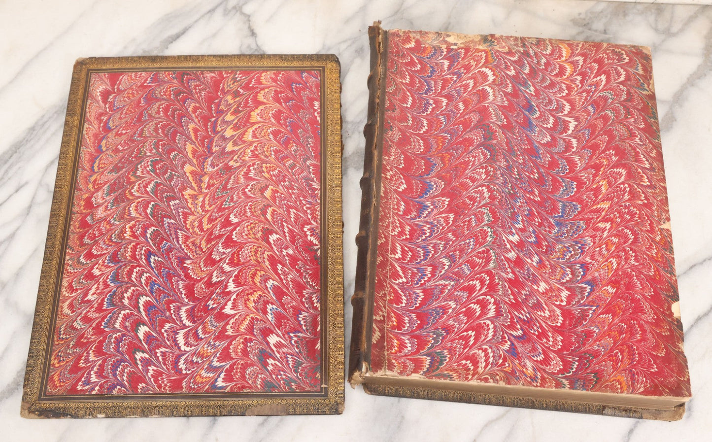 Lot 045 - “Paradise Lost” Antique Book By John Milton, Illustrated By Gustave Doré, Published By Cassell, Petter, And Galpin, Circa Late 19th C., Custom Bound For James H. Thorp, Atlantic Ave. Sabbath School, Jan. 1878, Note Covers Detached