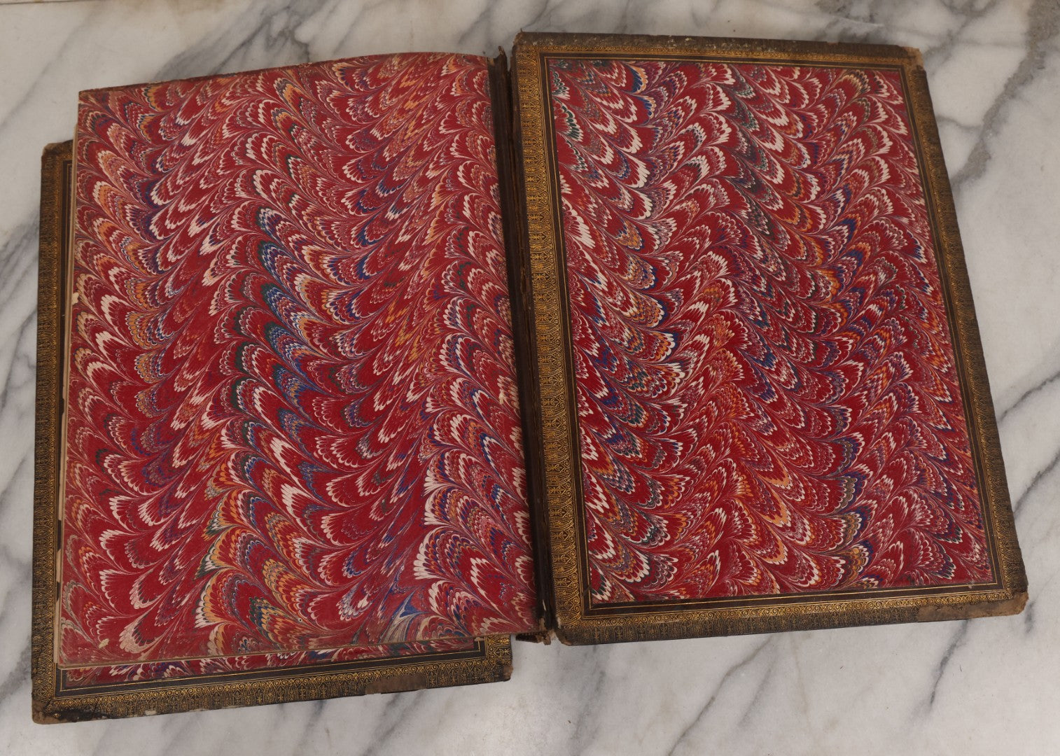 Lot 045 - “Paradise Lost” Antique Book By John Milton, Illustrated By Gustave Doré, Published By Cassell, Petter, And Galpin, Circa Late 19th C., Custom Bound For James H. Thorp, Atlantic Ave. Sabbath School, Jan. 1878, Note Covers Detached