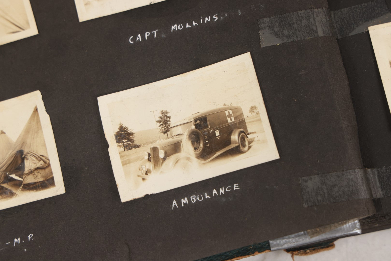 Lot 046 - Pair Of Vintage Snapshot Photo Albums Containing 600+ Photos Of Army National Guard Training & Life In The Lead Up To World War Two, 1938–1942, Albums Of Sgt. D.L. Dressler, With Notes Referencing Dec. 7, 1941 Pearl Harbor, Many Domestic Bases