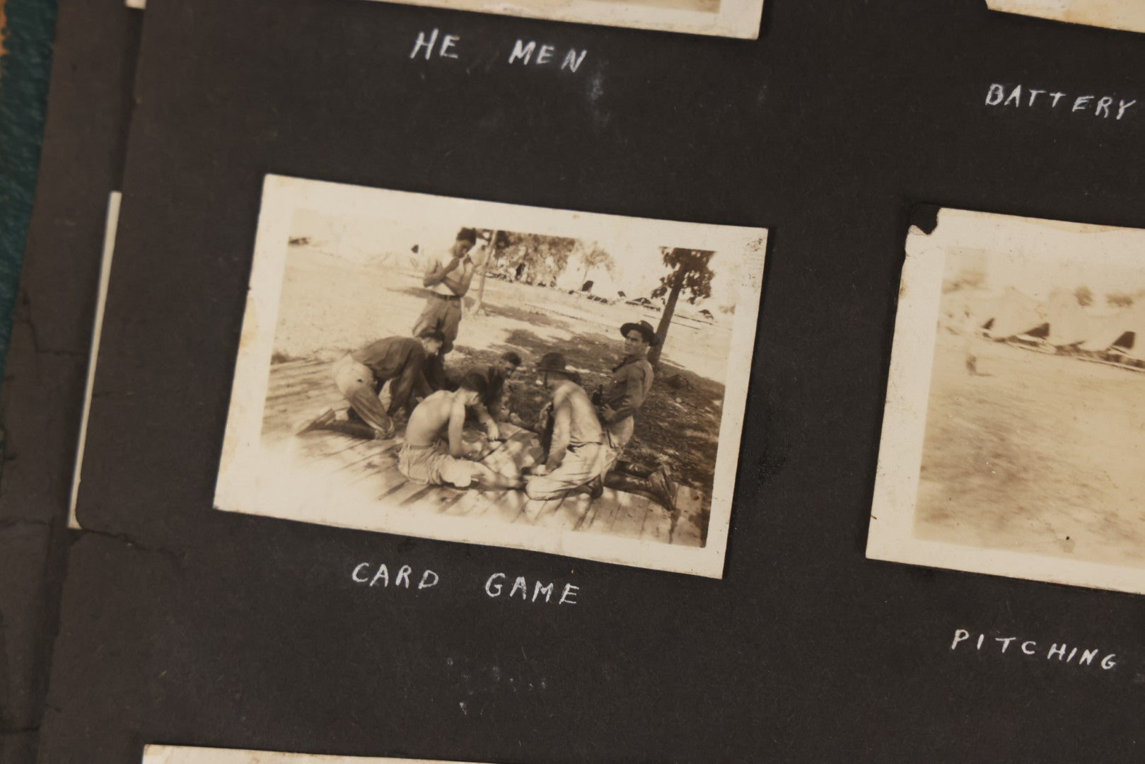 Lot 046 - Pair Of Vintage Snapshot Photo Albums Containing 600+ Photos Of Army National Guard Training & Life In The Lead Up To World War Two, 1938–1942, Albums Of Sgt. D.L. Dressler, With Notes Referencing Dec. 7, 1941 Pearl Harbor, Many Domestic Bases