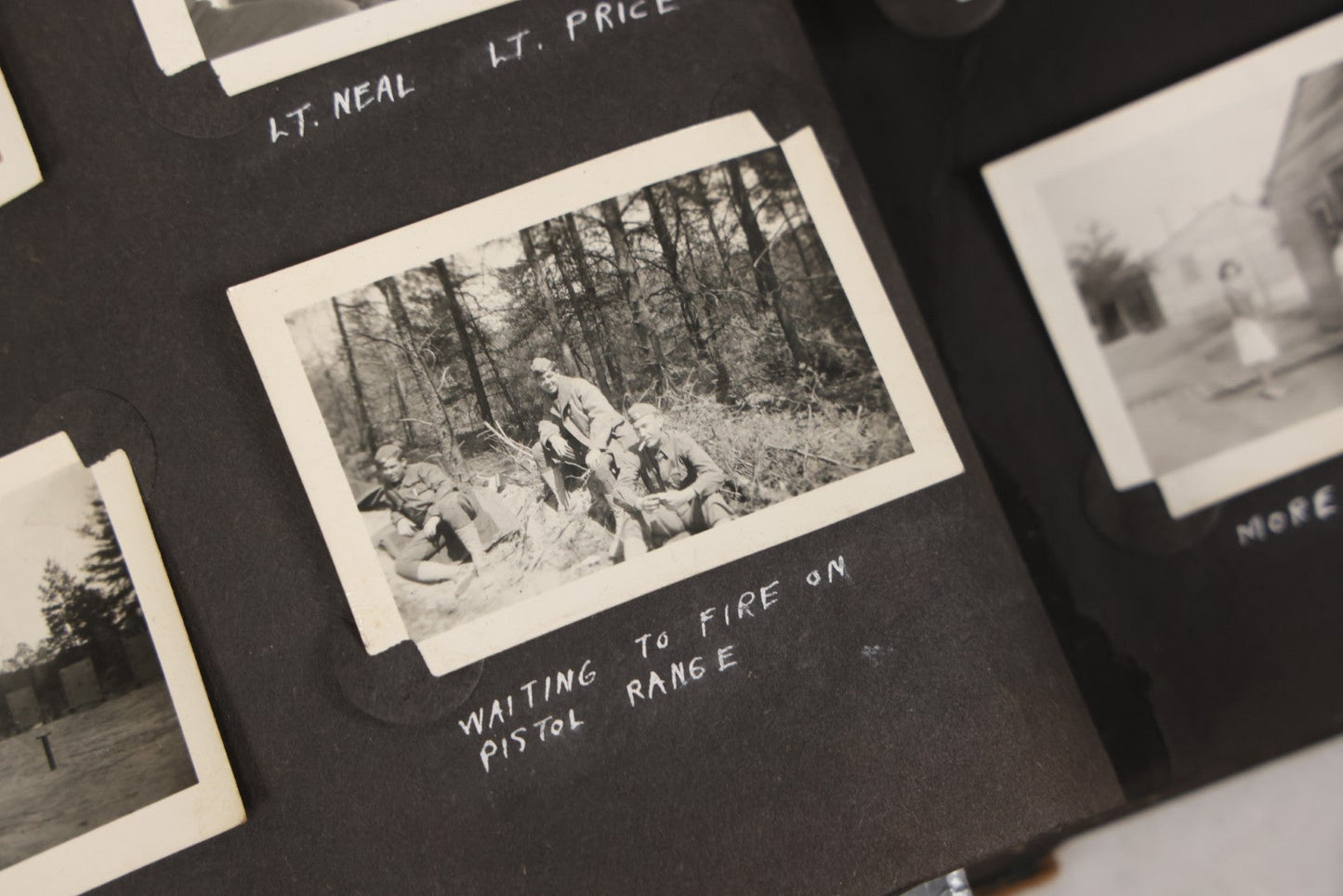 Lot 046 - Pair Of Vintage Snapshot Photo Albums Containing 600+ Photos Of Army National Guard Training & Life In The Lead Up To World War Two, 1938–1942, Albums Of Sgt. D.L. Dressler, With Notes Referencing Dec. 7, 1941 Pearl Harbor, Many Domestic Bases