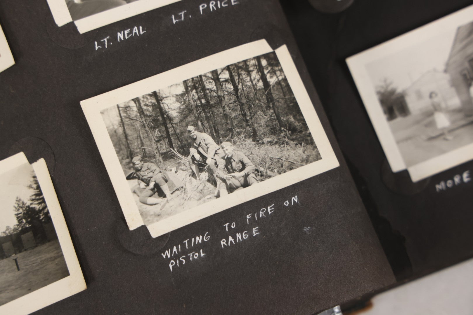 Lot 046 - Pair Of Vintage Snapshot Photo Albums Containing 600+ Photos Of Army National Guard Training & Life In The Lead Up To World War Two, 1938–1942, Albums Of Sgt. D.L. Dressler, With Notes Referencing Dec. 7, 1941 Pearl Harbor, Many Domestic Bases