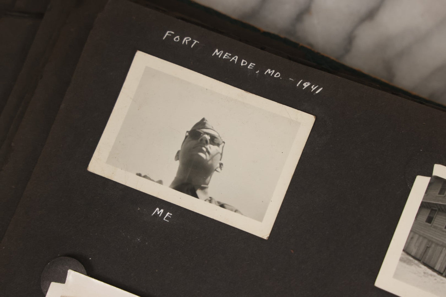 Lot 046 - Pair Of Vintage Snapshot Photo Albums Containing 600+ Photos Of Army National Guard Training & Life In The Lead Up To World War Two, 1938–1942, Albums Of Sgt. D.L. Dressler, With Notes Referencing Dec. 7, 1941 Pearl Harbor, Many Domestic Bases