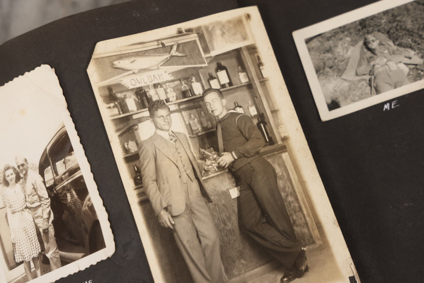 Lot 046 - Pair Of Vintage Snapshot Photo Albums Containing 600+ Photos Of Army National Guard Training & Life In The Lead Up To World War Two, 1938–1942, Albums Of Sgt. D.L. Dressler, With Notes Referencing Dec. 7, 1941 Pearl Harbor, Many Domestic Bases