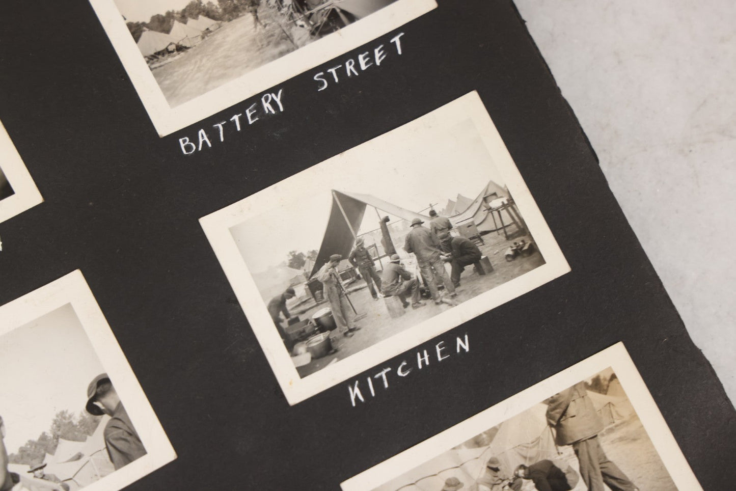 Lot 046 - Pair Of Vintage Snapshot Photo Albums Containing 600+ Photos Of Army National Guard Training & Life In The Lead Up To World War Two, 1938–1942, Albums Of Sgt. D.L. Dressler, With Notes Referencing Dec. 7, 1941 Pearl Harbor, Many Domestic Bases