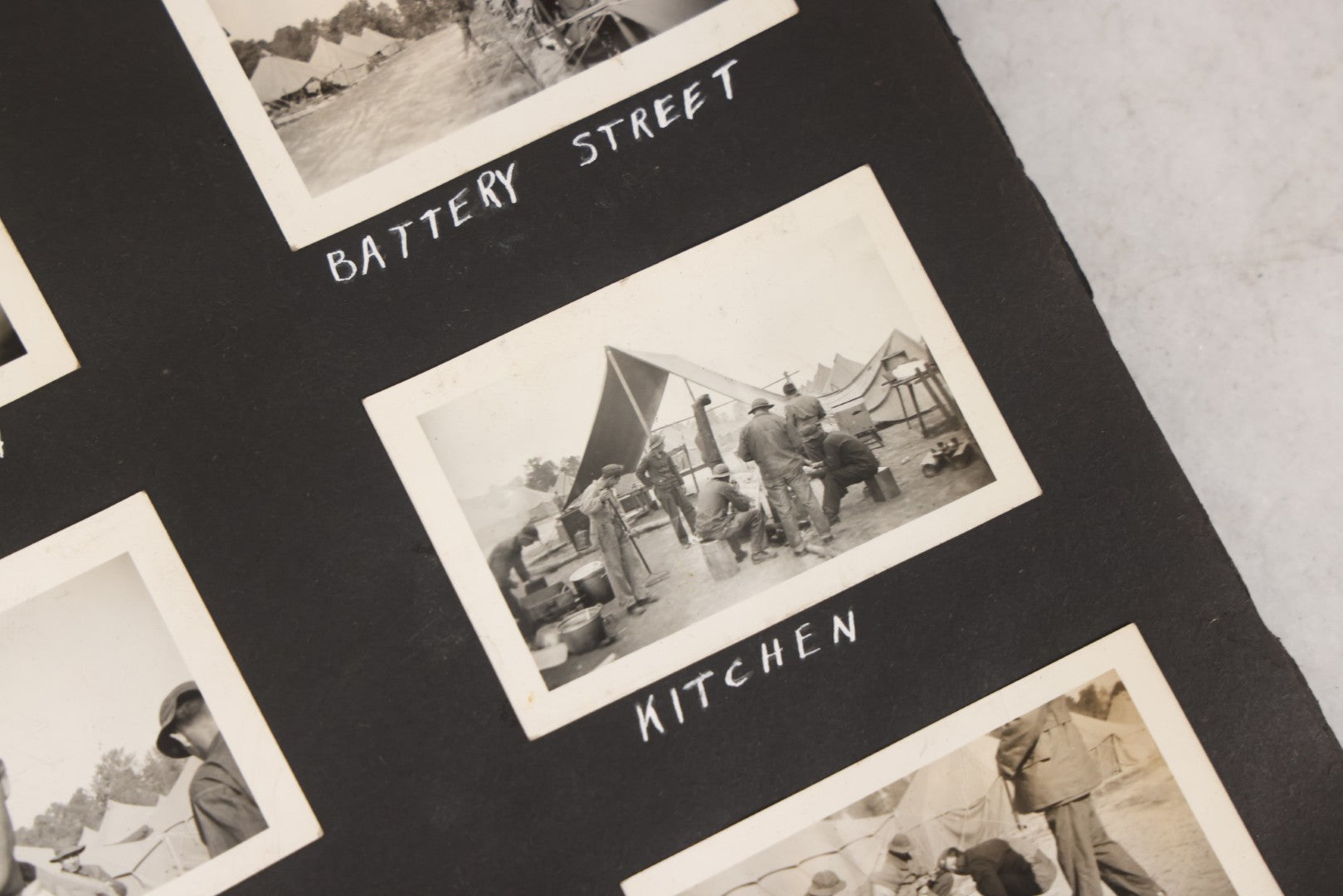 Lot 046 - Pair Of Vintage Snapshot Photo Albums Containing 600+ Photos Of Army National Guard Training & Life In The Lead Up To World War Two, 1938–1942, Albums Of Sgt. D.L. Dressler, With Notes Referencing Dec. 7, 1941 Pearl Harbor, Many Domestic Bases