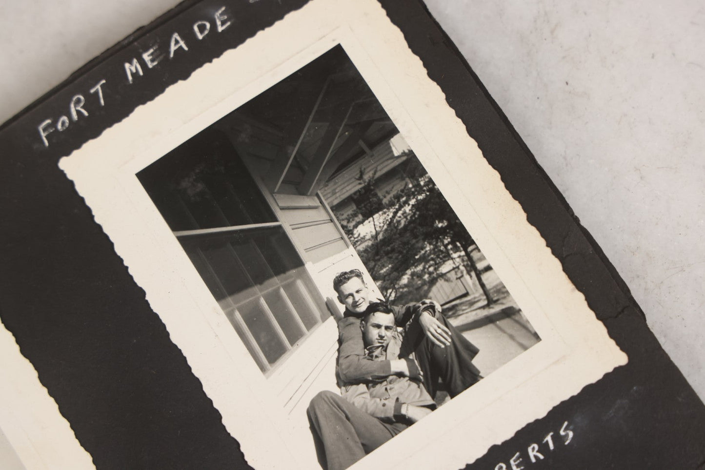 Lot 046 - Pair Of Vintage Snapshot Photo Albums Containing 600+ Photos Of Army National Guard Training & Life In The Lead Up To World War Two, 1938–1942, Albums Of Sgt. D.L. Dressler, With Notes Referencing Dec. 7, 1941 Pearl Harbor, Many Domestic Bases