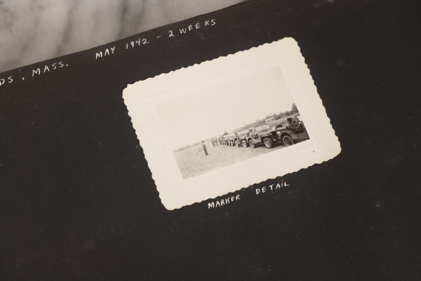 Lot 046 - Pair Of Vintage Snapshot Photo Albums Containing 600+ Photos Of Army National Guard Training & Life In The Lead Up To World War Two, 1938–1942, Albums Of Sgt. D.L. Dressler, With Notes Referencing Dec. 7, 1941 Pearl Harbor, Many Domestic Bases