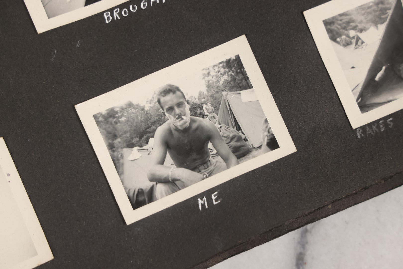 Lot 046 - Pair Of Vintage Snapshot Photo Albums Containing 600+ Photos Of Army National Guard Training & Life In The Lead Up To World War Two, 1938–1942, Albums Of Sgt. D.L. Dressler, With Notes Referencing Dec. 7, 1941 Pearl Harbor, Many Domestic Bases