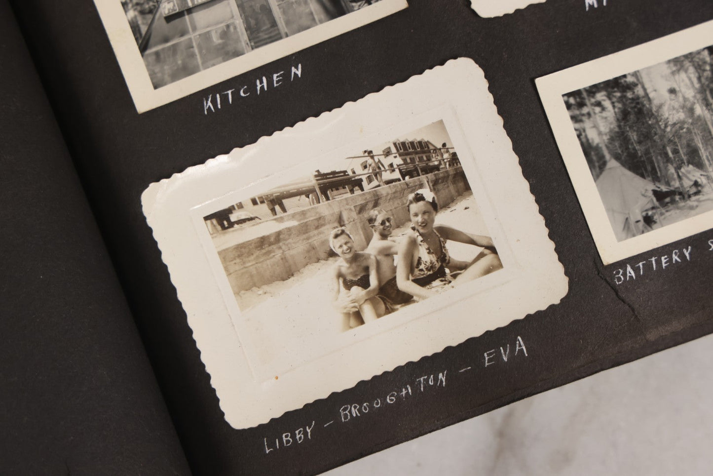 Lot 046 - Pair Of Vintage Snapshot Photo Albums Containing 600+ Photos Of Army National Guard Training & Life In The Lead Up To World War Two, 1938–1942, Albums Of Sgt. D.L. Dressler, With Notes Referencing Dec. 7, 1941 Pearl Harbor, Many Domestic Bases