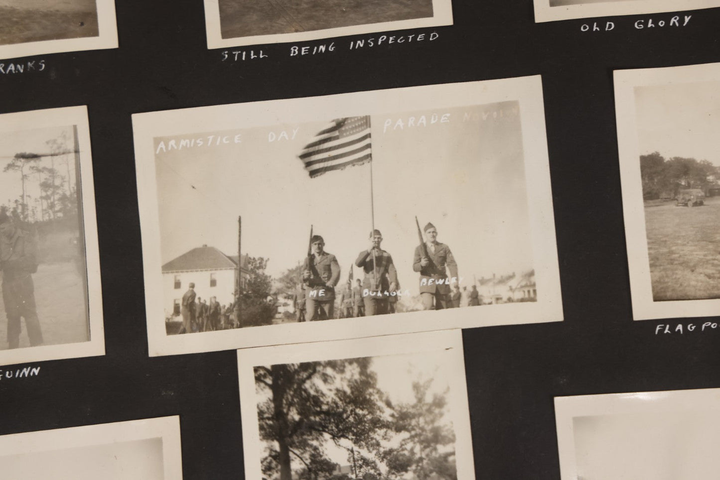 Lot 046 - Pair Of Vintage Snapshot Photo Albums Containing 600+ Photos Of Army National Guard Training & Life In The Lead Up To World War Two, 1938–1942, Albums Of Sgt. D.L. Dressler, With Notes Referencing Dec. 7, 1941 Pearl Harbor, Many Domestic Bases