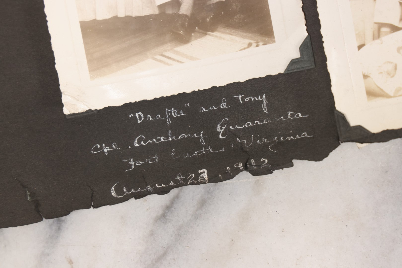 Lot 046 - Pair Of Vintage Snapshot Photo Albums Containing 600+ Photos Of Army National Guard Training & Life In The Lead Up To World War Two, 1938–1942, Albums Of Sgt. D.L. Dressler, With Notes Referencing Dec. 7, 1941 Pearl Harbor, Many Domestic Bases