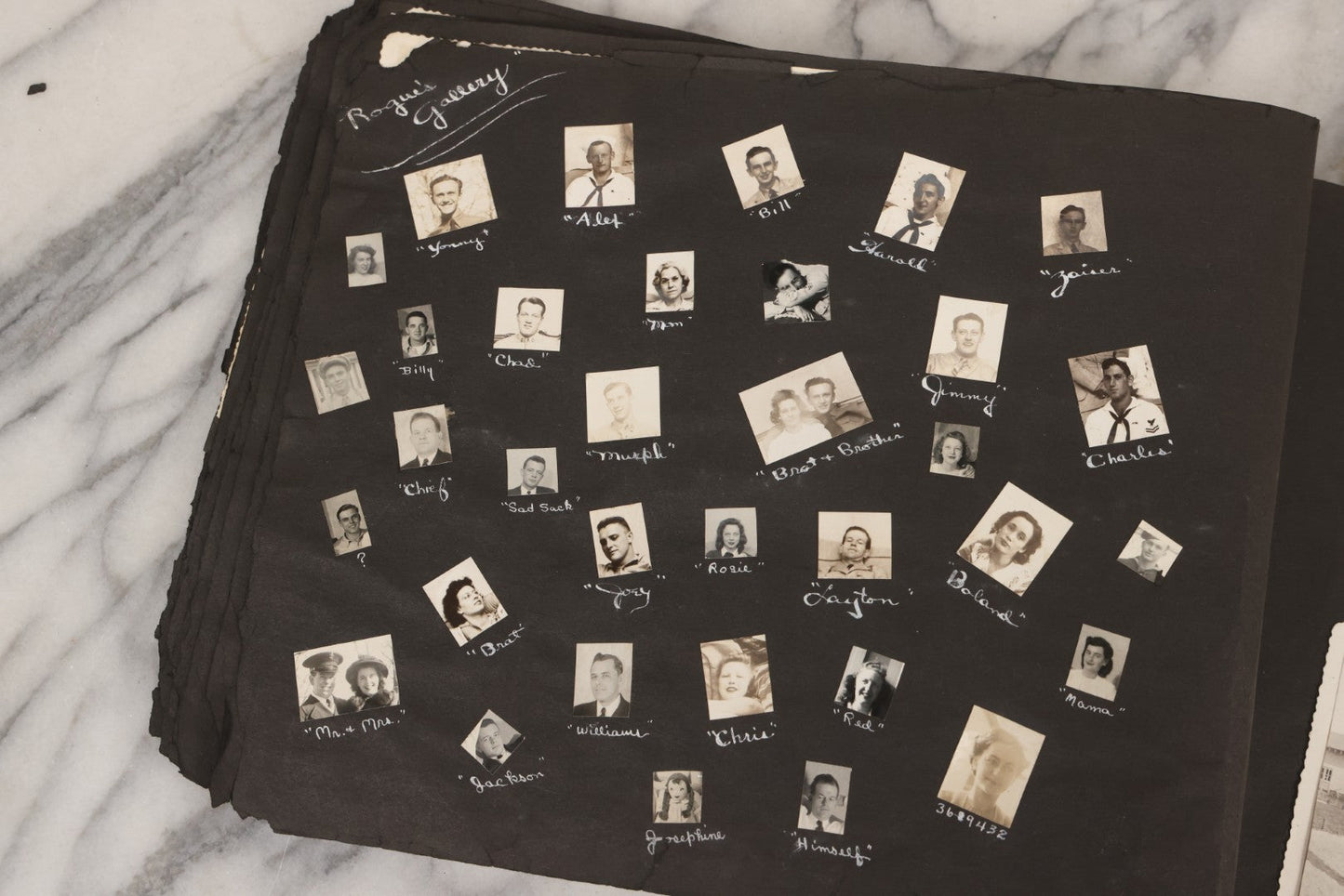 Lot 046 - Pair Of Vintage Snapshot Photo Albums Containing 600+ Photos Of Army National Guard Training & Life In The Lead Up To World War Two, 1938–1942, Albums Of Sgt. D.L. Dressler, With Notes Referencing Dec. 7, 1941 Pearl Harbor, Many Domestic Bases