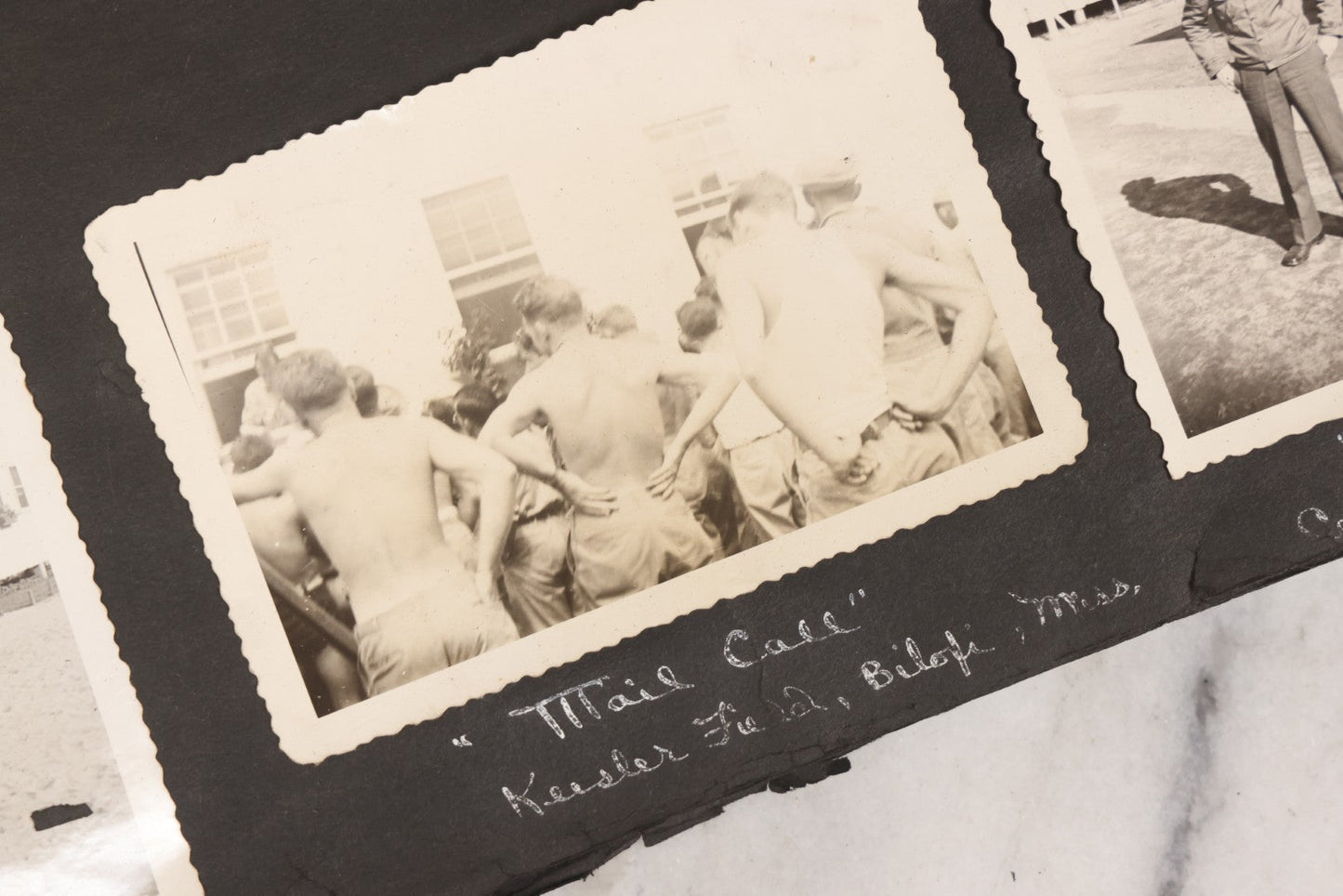 Lot 046 - Pair Of Vintage Snapshot Photo Albums Containing 600+ Photos Of Army National Guard Training & Life In The Lead Up To World War Two, 1938–1942, Albums Of Sgt. D.L. Dressler, With Notes Referencing Dec. 7, 1941 Pearl Harbor, Many Domestic Bases