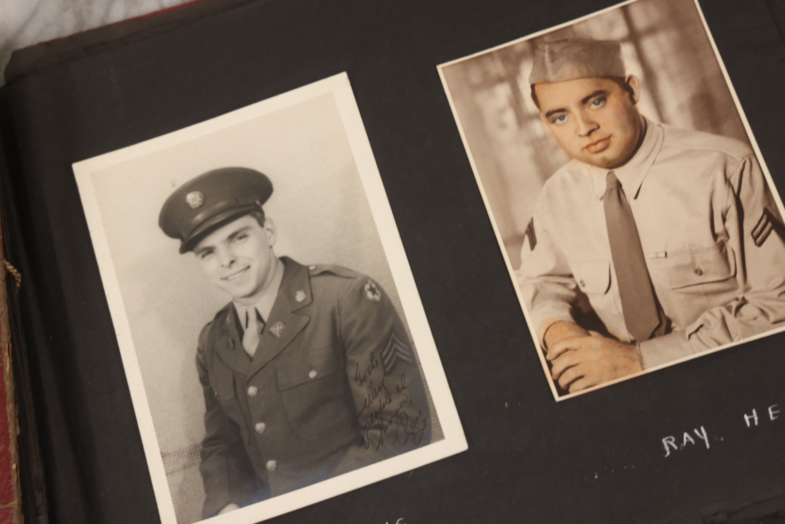 Lot 046 - Pair Of Vintage Snapshot Photo Albums Containing 600+ Photos Of Army National Guard Training & Life In The Lead Up To World War Two, 1938–1942, Albums Of Sgt. D.L. Dressler, With Notes Referencing Dec. 7, 1941 Pearl Harbor, Many Domestic Bases