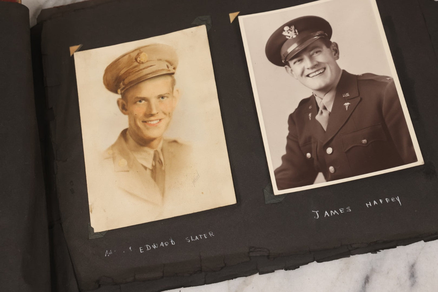 Lot 046 - Pair Of Vintage Snapshot Photo Albums Containing 600+ Photos Of Army National Guard Training & Life In The Lead Up To World War Two, 1938–1942, Albums Of Sgt. D.L. Dressler, With Notes Referencing Dec. 7, 1941 Pearl Harbor, Many Domestic Bases