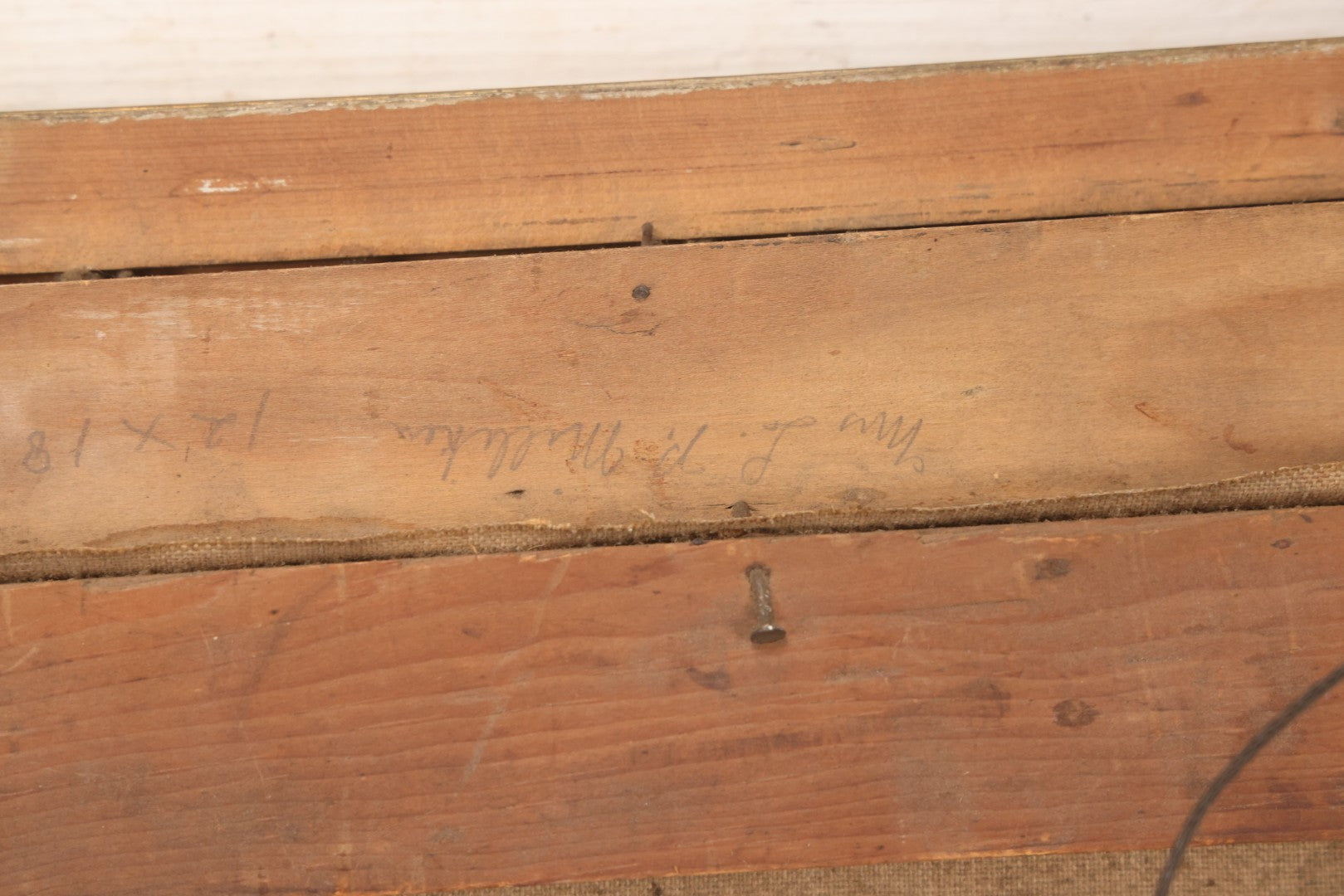 Lot 047 - Antique Still Life Oil On Canvas Painting Of Morning Glories In Gilt Gesso Frame, Late 19th Century, 23-5/8" x 17-3/4"