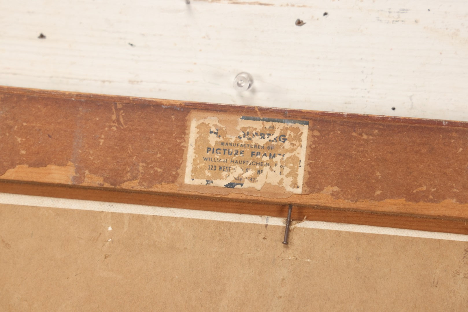 Lot 048 - Vintage Oil On Board Painting Of Three Young Women In Prayer With Lace Veils And Rosary, In Painted Wooden Frame, 17-1/4" x 21-1/4"