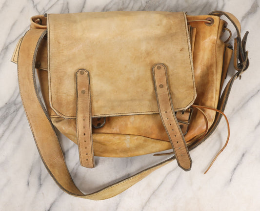 Lot 057 - Vintage Leather Satchel Bag Marked “Seldin” Branded Inside