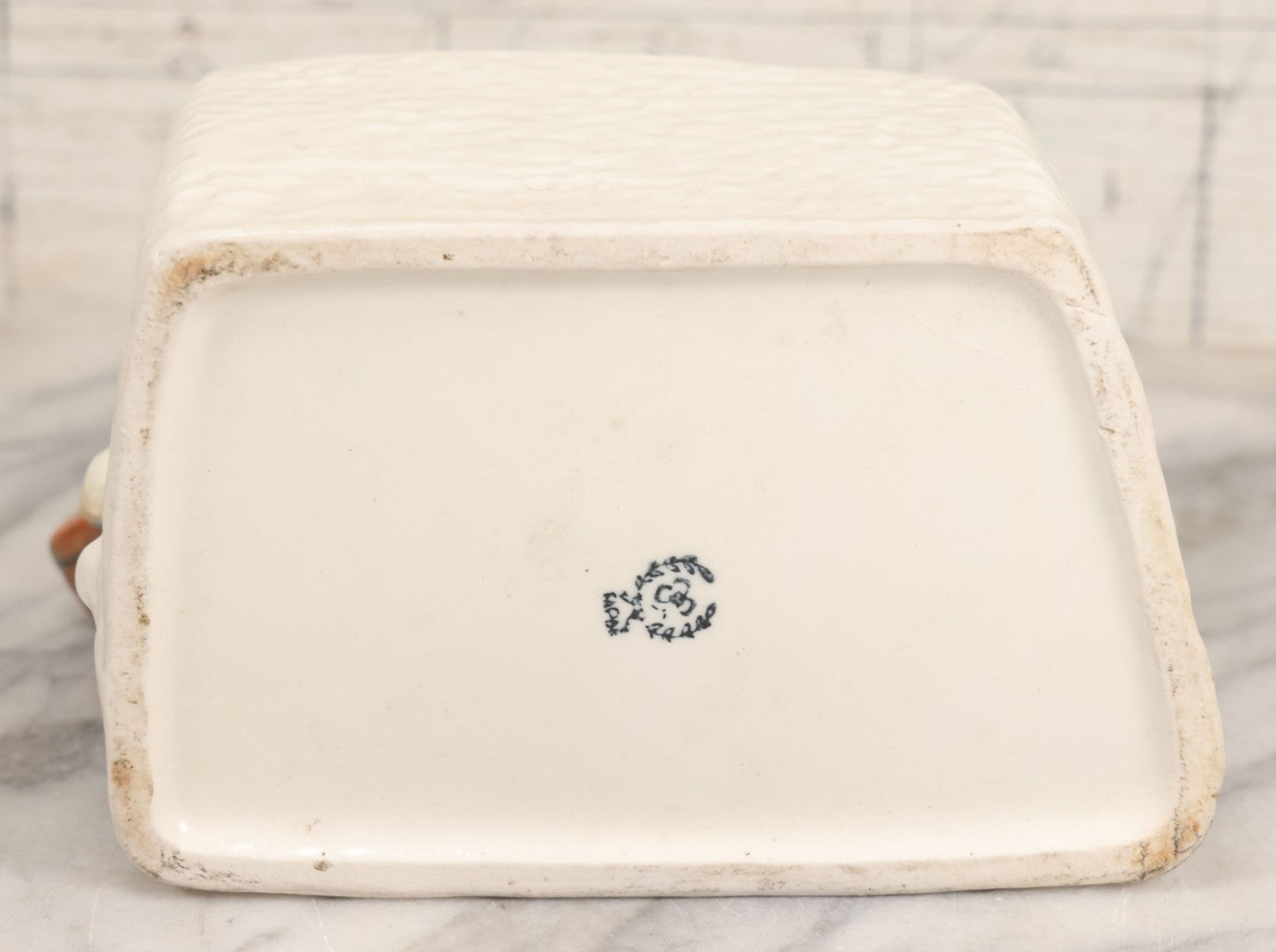 Lot 072 - Vintage Ceramic Boxer Dog Painted Planter, Yoko Boeki Co. Japan, 6" H