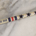 Lot 099 - Vintage “All American Fife” Patriotic Tin Lithograph Toy Flute, Note Broken End, 12-1/2" L
