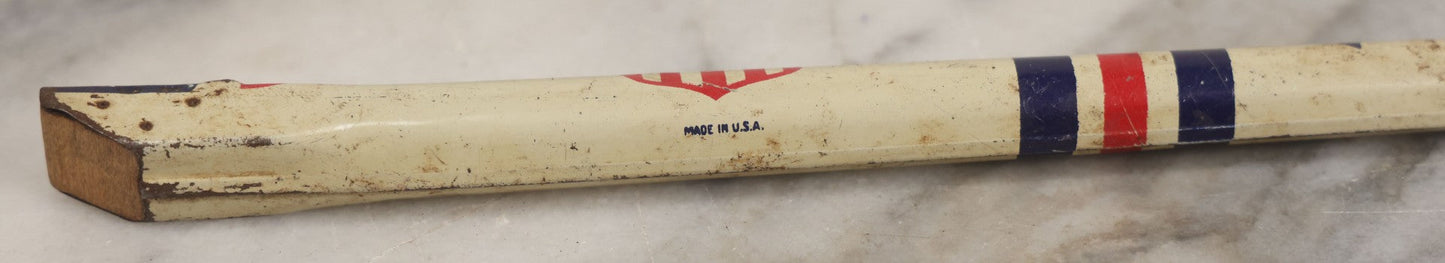 Lot 099 - Vintage “All American Fife” Patriotic Tin Lithograph Toy Flute, Note Broken End, 12-1/2" L