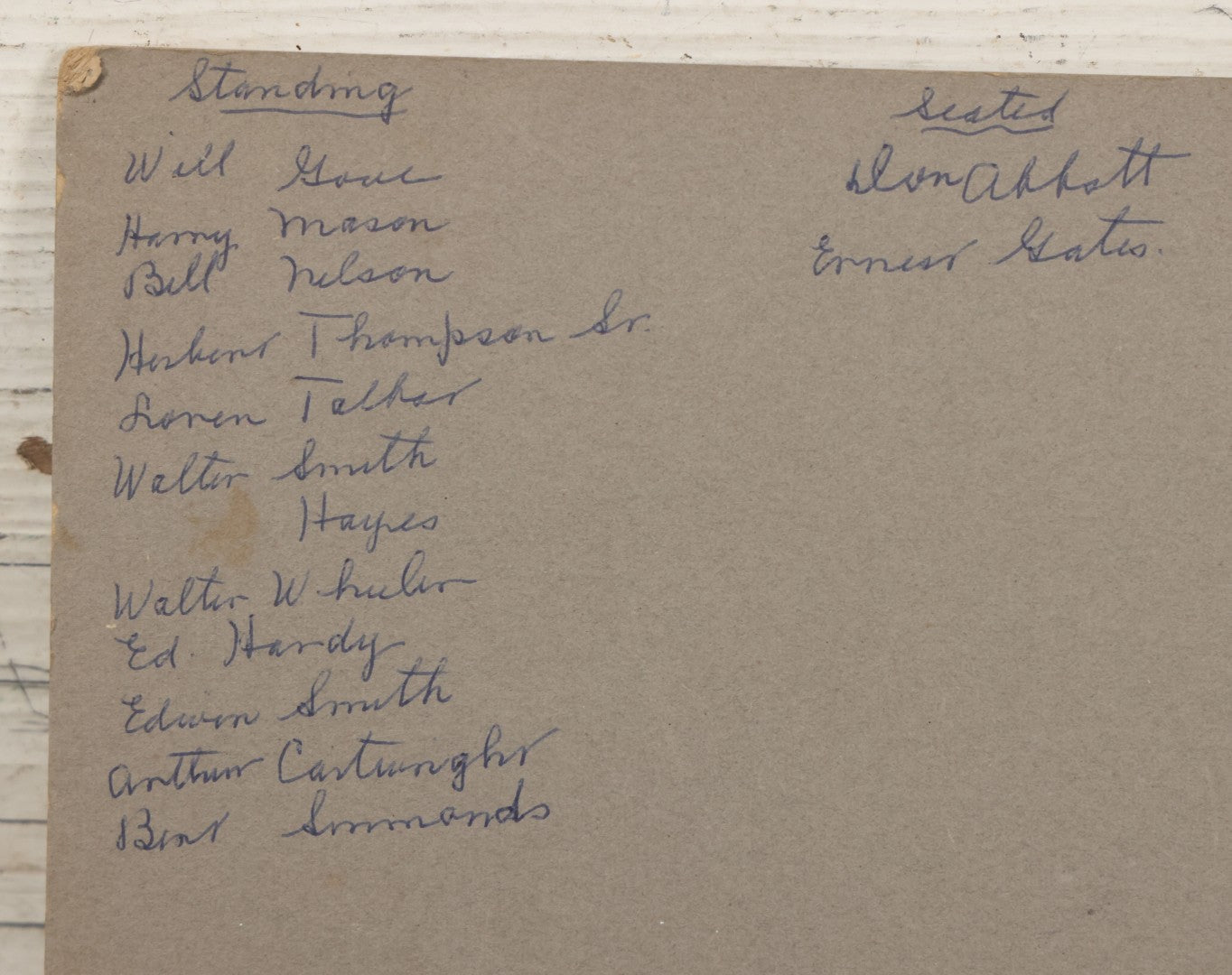 Lot 121 - Antique Boarded Photograph Of The Troy Cornet Band, Troy, New Hampshire, With Full Member Identification On Verso