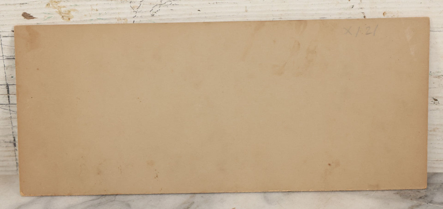 Lot 122 - Antique Boarded Panoramic Photograph Of Large Group With Band