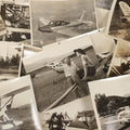 Lot 126 - Grouping Of 25+ Vintage Glossy Photographs Of Airplanes And Aviators