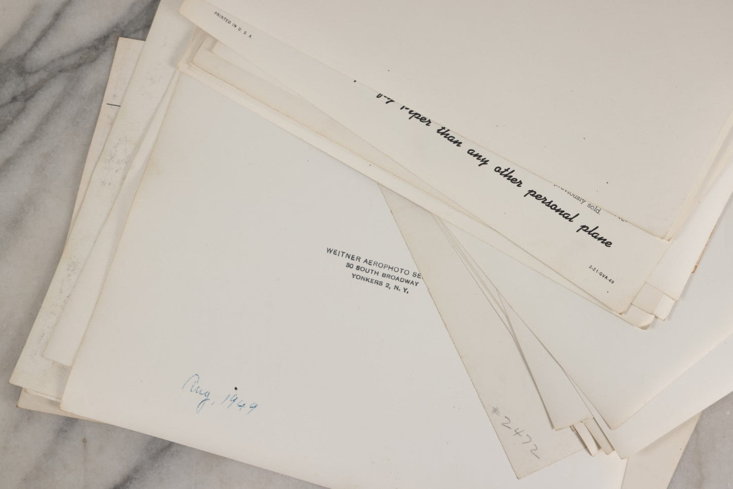 Lot 126 - Grouping Of 25+ Vintage Glossy Photographs Of Airplanes And Aviators