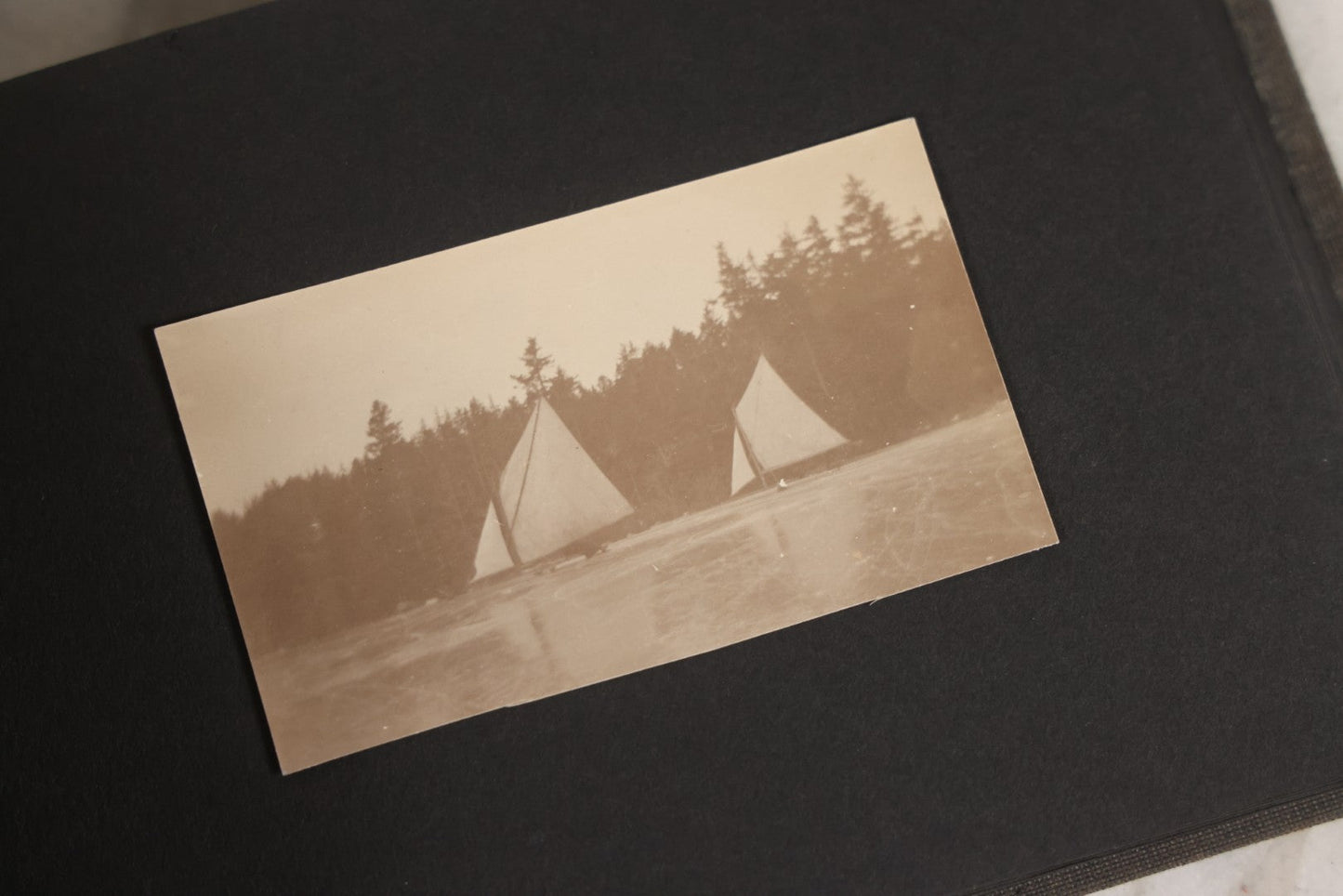 Lot 129 - Grouping Of Four Antique & Vintage Snapshot Photo Albums With One Boarded Photograph Of Child On Pony, Including Agricultural, Coastal, Sailing, And Animal Views
