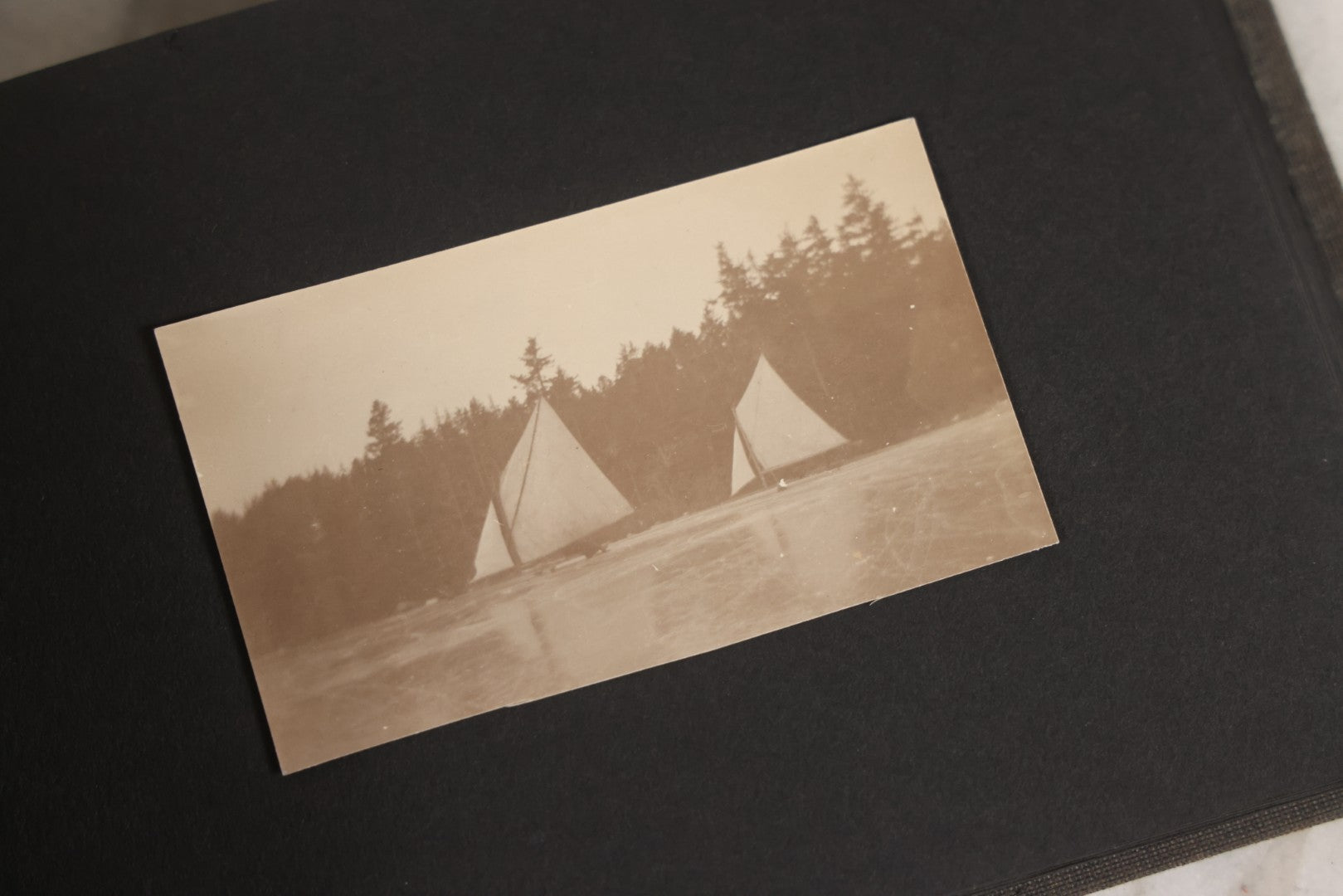 Lot 129 - Grouping Of Four Antique & Vintage Snapshot Photo Albums With One Boarded Photograph Of Child On Pony, Including Agricultural, Coastal, Sailing, And Animal Views