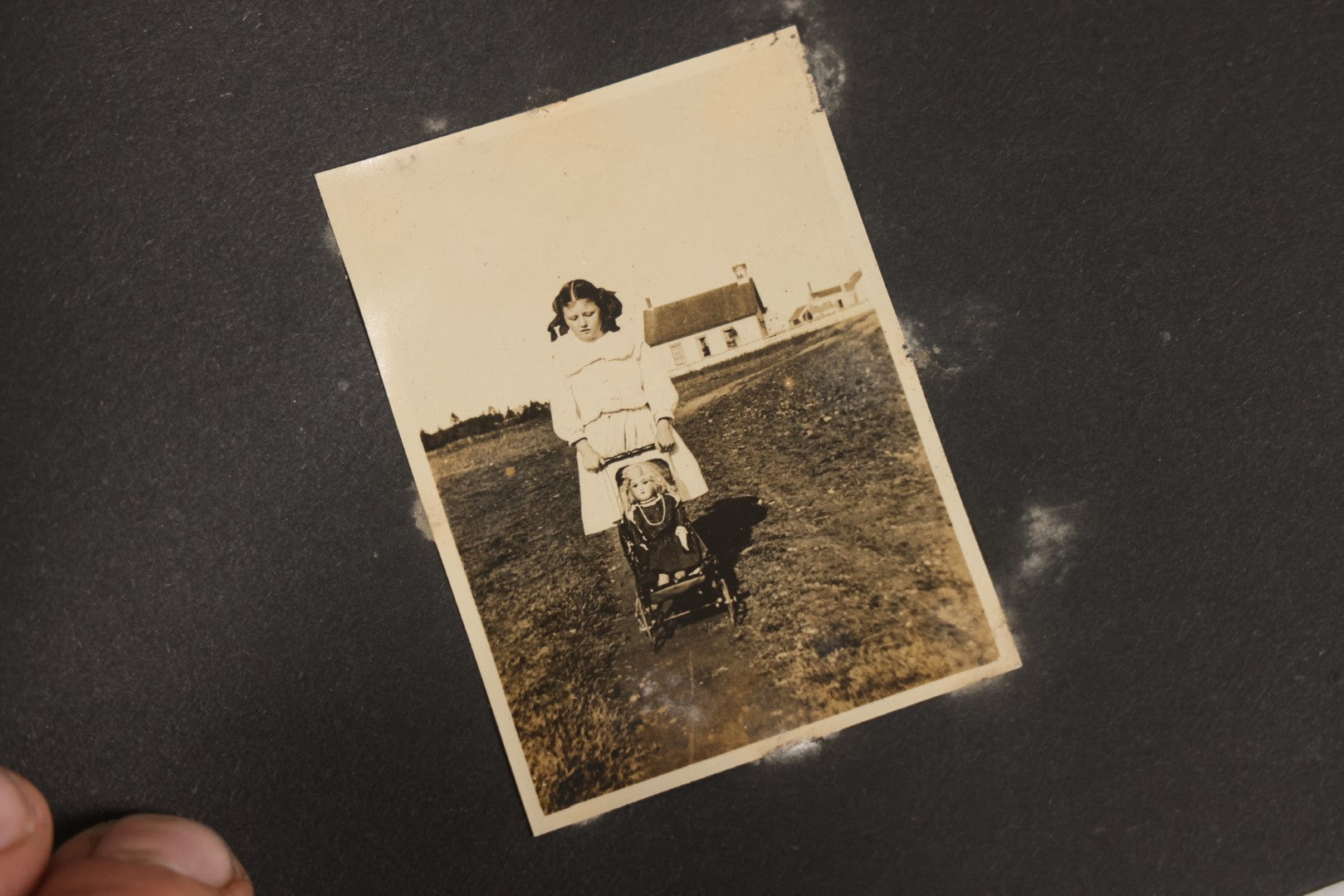 Lot 129 - Grouping Of Four Antique & Vintage Snapshot Photo Albums With One Boarded Photograph Of Child On Pony, Including Agricultural, Coastal, Sailing, And Animal Views