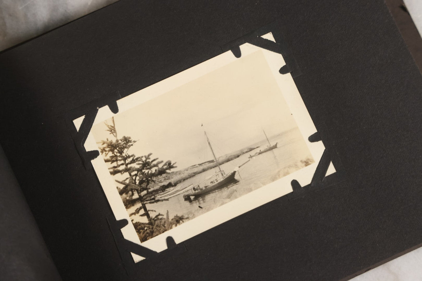 Lot 129 - Grouping Of Four Antique & Vintage Snapshot Photo Albums With One Boarded Photograph Of Child On Pony, Including Agricultural, Coastal, Sailing, And Animal Views