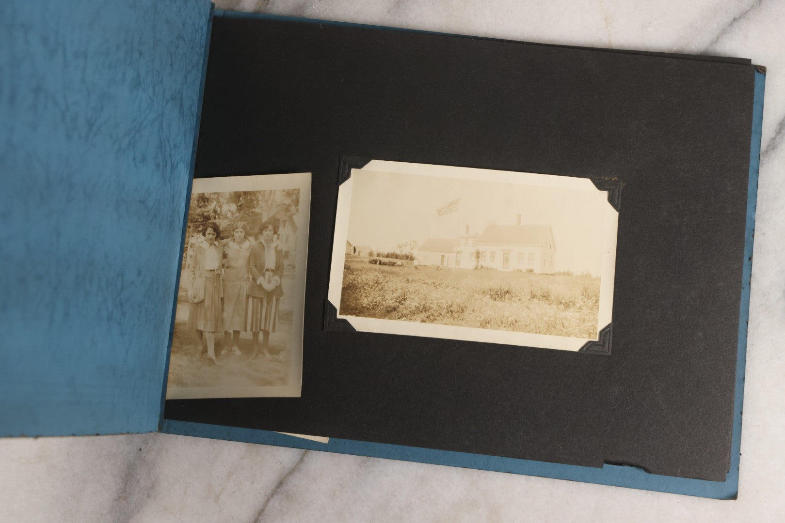 Lot 129 - Grouping Of Four Antique & Vintage Snapshot Photo Albums With One Boarded Photograph Of Child On Pony, Including Agricultural, Coastal, Sailing, And Animal Views