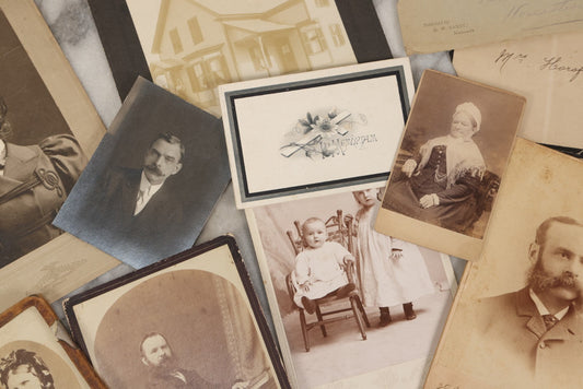 Lot 136 - Grouping Of 10+ Antique Ephemera And Photographs Relating To The Birkett And Horsfall Families Of Troy, New Hampshire, Including Memorial Card For Hannah Birkett