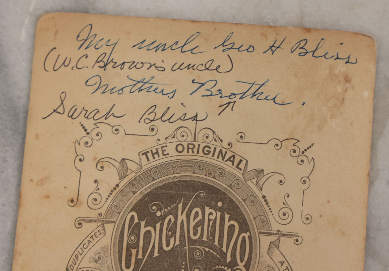 Lot 136 - Grouping Of 10+ Antique Ephemera And Photographs Relating To The Birkett And Horsfall Families Of Troy, New Hampshire, Including Memorial Card For Hannah Birkett