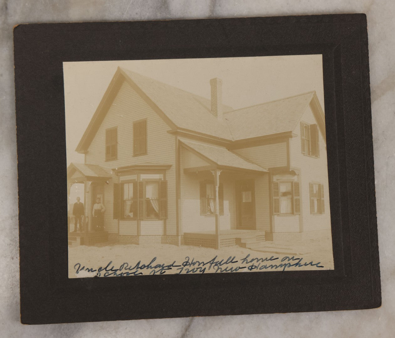 Lot 136 - Grouping Of 10+ Antique Ephemera And Photographs Relating To The Birkett And Horsfall Families Of Troy, New Hampshire, Including Memorial Card For Hannah Birkett