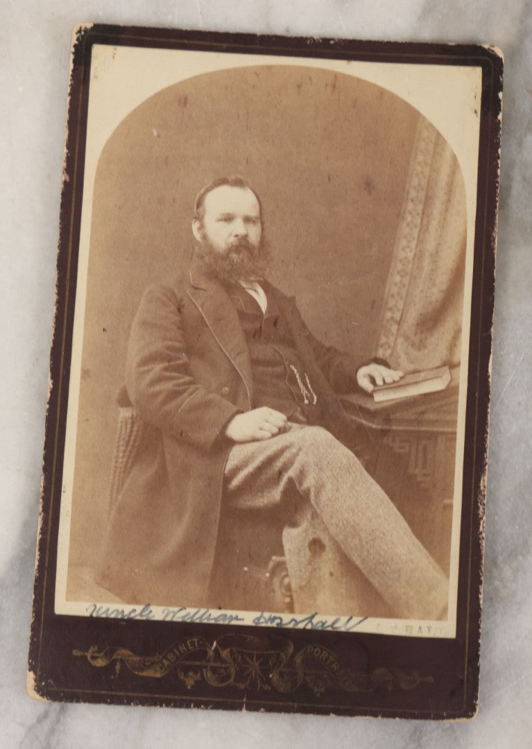 Lot 136 - Grouping Of 10+ Antique Ephemera And Photographs Relating To The Birkett And Horsfall Families Of Troy, New Hampshire, Including Memorial Card For Hannah Birkett