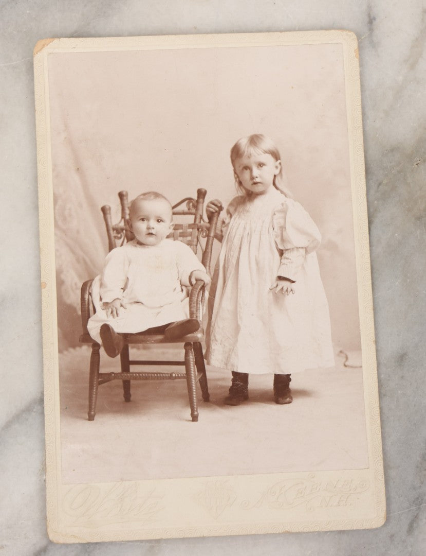 Lot 136 - Grouping Of 10+ Antique Ephemera And Photographs Relating To The Birkett And Horsfall Families Of Troy, New Hampshire, Including Memorial Card For Hannah Birkett