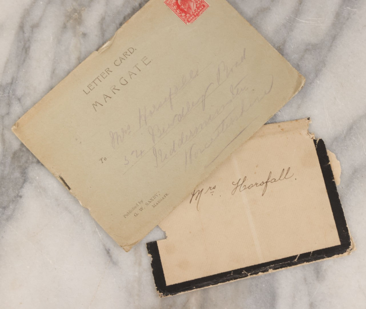 Lot 136 - Grouping Of 10+ Antique Ephemera And Photographs Relating To The Birkett And Horsfall Families Of Troy, New Hampshire, Including Memorial Card For Hannah Birkett