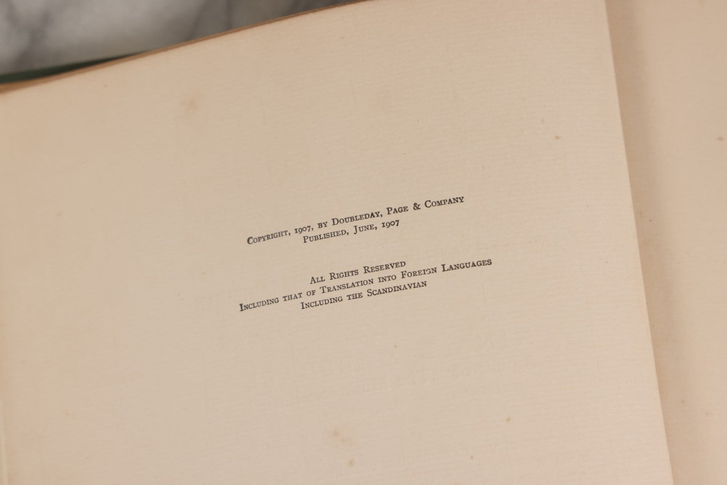 Lot 141 - "Mosses And Lichens" Antique Nature Book By Nina L. Marshall, With Sixteen Plates In Color And Thirty-Two In Black And White From Photographs By J.A. & H.C. Anderson, Doubleday, Published By Page & Company, Garden City, New York, 1910
