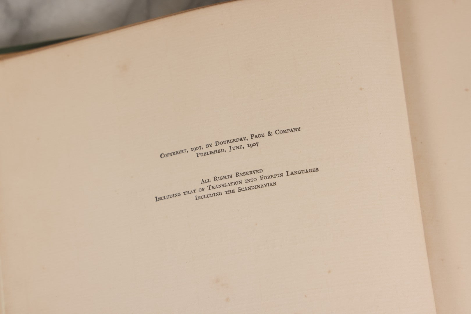 Lot 141 - "Mosses And Lichens" Antique Nature Book By Nina L. Marshall, With Sixteen Plates In Color And Thirty-Two In Black And White From Photographs By J.A. & H.C. Anderson, Doubleday, Published By Page & Company, Garden City, New York, 1910