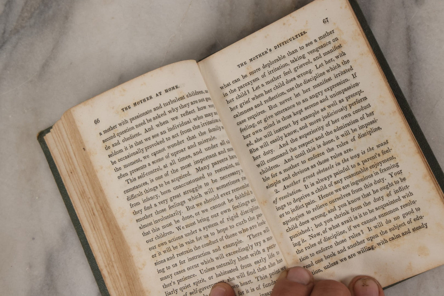 Lot 145 - "The Mother At Home" Antique Book On Motherhood By John S.C. Abbott, Published By Crocker & Brewster, Boston, And Leavitt Lord & Co., New York, 1834