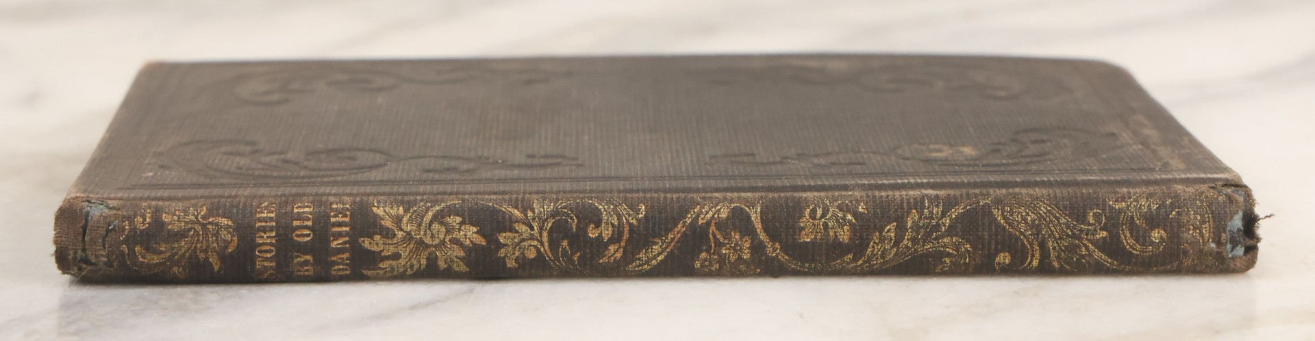 Lot 146 - "Stories By Old Daniel; The Village Story-Teller" Antique Children's Story Book, Illustrated With Woodcuts, Published By S. & C. Shepley, Fitchburg, 1847