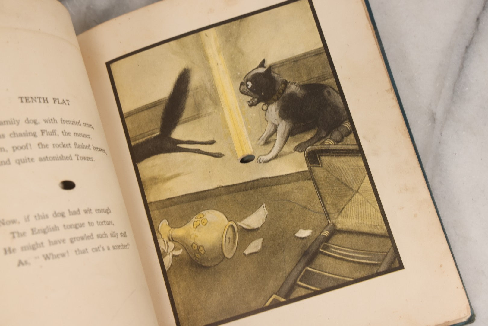 Lot 149 - "The Rocket Book" Antique Illustrated Children's Book By Peter Newell, Published By Harper & Brothers, New York, Copyright 1912, Patented June 4, 1912