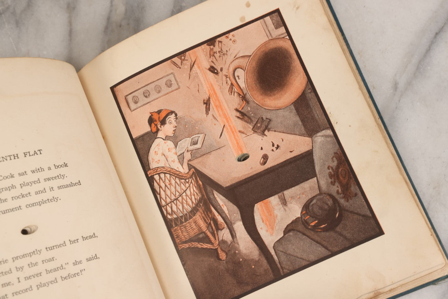 Lot 149 - "The Rocket Book" Antique Illustrated Children's Book By Peter Newell, Published By Harper & Brothers, New York, Copyright 1912, Patented June 4, 1912