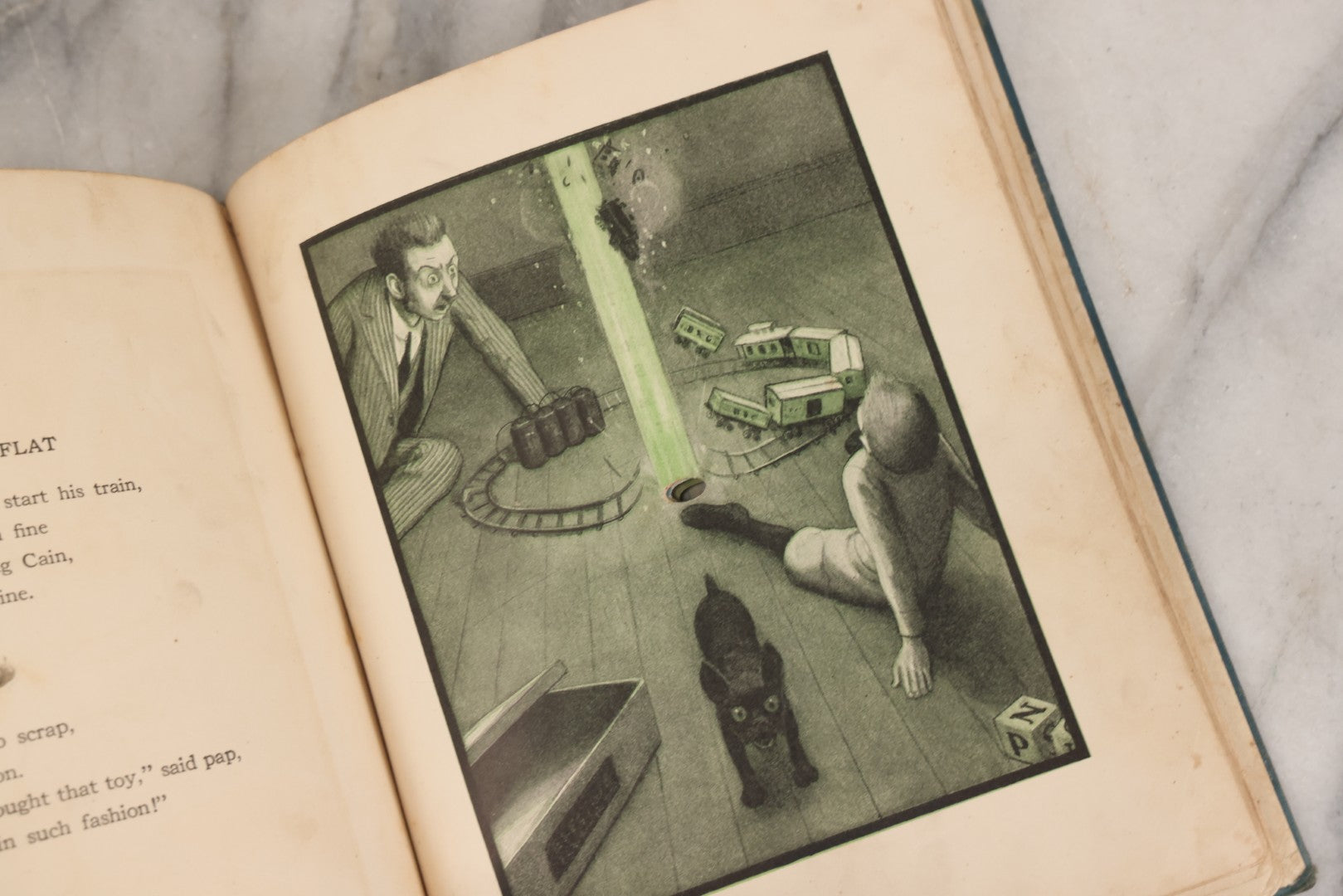 Lot 149 - "The Rocket Book" Antique Illustrated Children's Book By Peter Newell, Published By Harper & Brothers, New York, Copyright 1912, Patented June 4, 1912